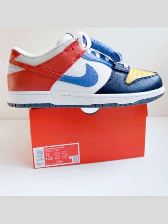 Nike Dunk Low Japan QS Men\'s Shoes Midnight Navy and Varsity Red Size 11 RARE main image 5